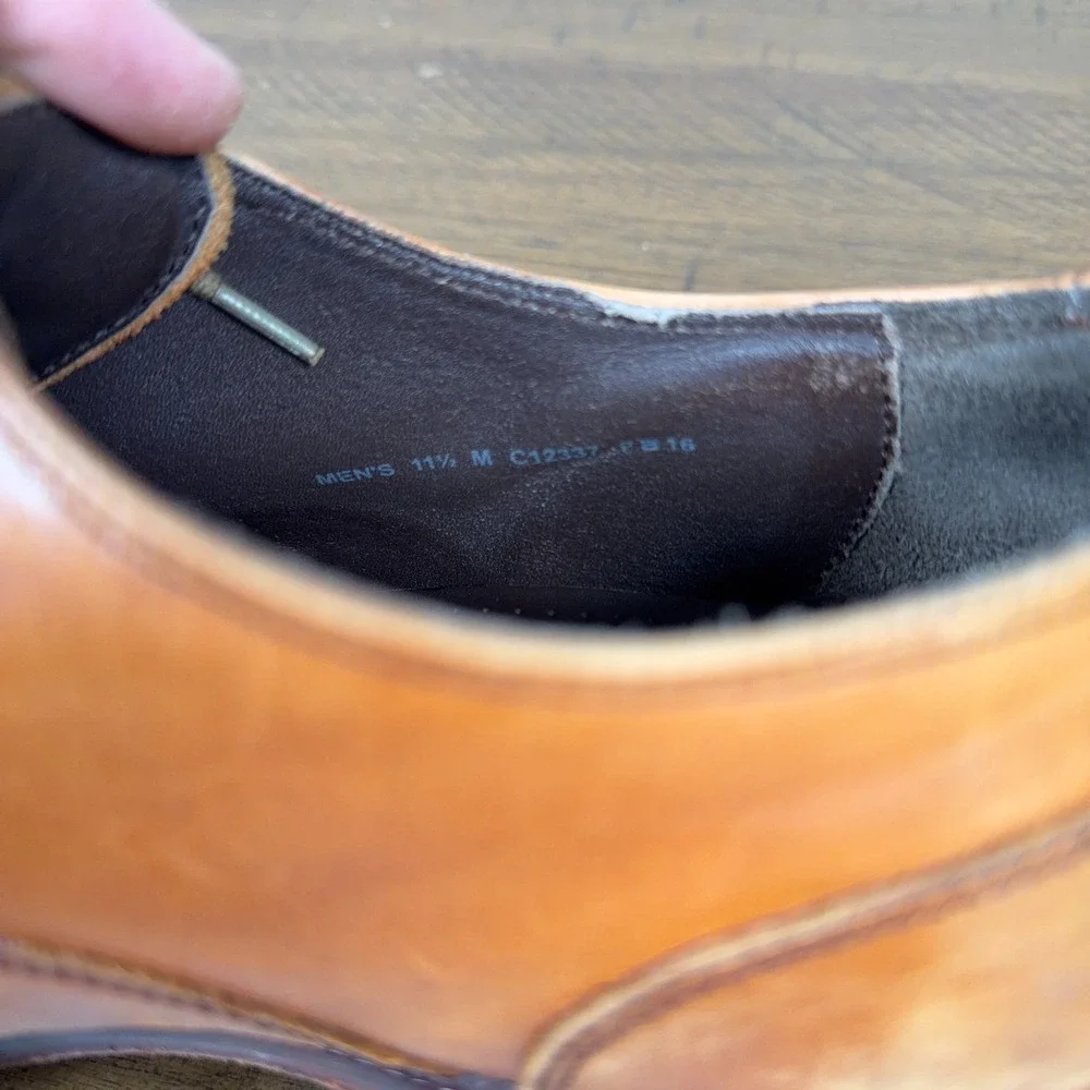 Cole Haan Shoes Mens US 11.5 M‎ Brown Williams Cap Toe Lace Up Leather Oxford